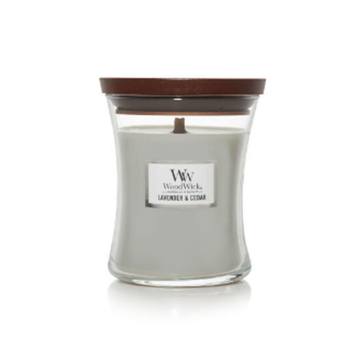 Bougie Parfumée Woodwick Lavender & Cedar